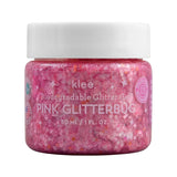 Klee Naturals Biodegradable Glitter Gel in pink with ocean-safe glitter.
