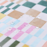 Close-up of water droplets on Roamio by Bumkins Reusable Snack Bag, Large 2 Pack: Motley Club.