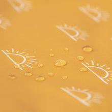 Load image into Gallery viewer, Close-up of water droplets on Bumkins Wet Bag: Sunshine.