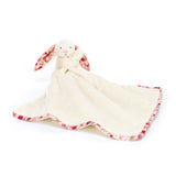 Jellycat's Blossom Cream Bunny 'Berry' Soother is the cutest snuggly gift, trimmed with floral for sweet dreams and cozy cuddles.