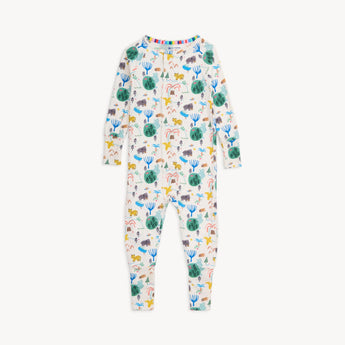 The Magnetic Me Coverall Wooly Big Deal features magnetic closures, long sleeves, and eco-friendly TENCEL modal.