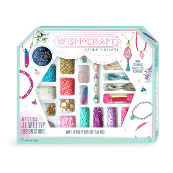 Wish*Craft Mystical Jewelry Studio by Bright Stripes: heishi beads, crystals, charms & tools in a box for magical jewelry making.