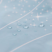 Load image into Gallery viewer, Close-up of water droplets on Bumkins Ruffle Apron Bib: Cinderella.