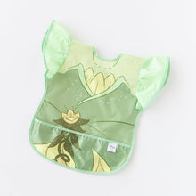 Load image into Gallery viewer, Bumkins Ruffle Apron Bib: Tiana lays flat on a white background.