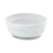 Load image into Gallery viewer, Bumkins Silicone Grip Bowl: Marble is a round, marble food-safe silicone bowl for toddlers with a suction base.