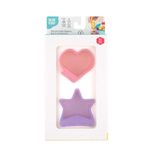 Load image into Gallery viewer, Bumkins Silicone Little Dipper Combo 2 Pack: Magenta Jelly is shown in a white packaging box, with a clear front window displaying the product.