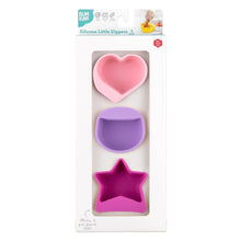 Load image into Gallery viewer, Bumkins Silicone Little Dipper 3-Pack: Lollipop is shown in a white packaging box, with a clear front window displaying the product.