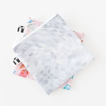 Load image into Gallery viewer, Roamio by Bumkins Reusable Snack Bag, Large 2 Pack: Disco Boots lays stacked on a white background.
