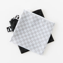 Load image into Gallery viewer, Roamio by Bumkins Reusable Snack Bag, Large 2 Pack: Rich & Boujee lays stacked on a white background.