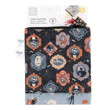 Load image into Gallery viewer, Bumkins Reusable Snack Bag, Large 2 Pack: Everyday Is Halloween is shown on a white packaging header.
