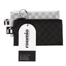Load image into Gallery viewer, Roamio by Bumkins Reusable Snack Bag, Small 2 Pack: Rich & Boujee is shown with a black & white packaging tag.