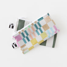 Load image into Gallery viewer, Roamio by Bumkins Reusable Snack Bag, Small 2 Pack: Motley Club lays stacked on a white background.
