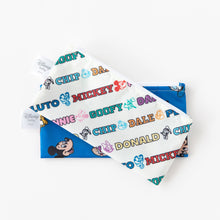 Load image into Gallery viewer, Bumkins Reusable Snack Bag, Small 2 Pack: Mickey & Friends MVP are stacked on a white background.