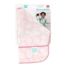 Load image into Gallery viewer, Bumkins Sleeved Bib: Lace is shown folded in its packaging.