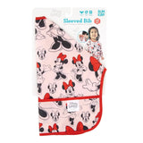 Bumkins Sleeved Bib: Minnie Mouse is shown folded in its packaging.