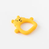 Bumkins Silicone Flat Teether: Winnie the Pooh lays flat on a white background.