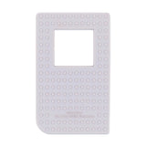 Back-view of Bumkins Silicone Teether: Game Boy™, showcasing sensory teething bumps.