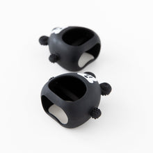 Load image into Gallery viewer, Two Bumkins Silicone Un-Droppable Mitt Teether: Mickey Mouse lay angled on a white background.