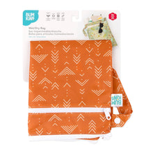 Load image into Gallery viewer, Bumkins Wet/Dry Bag: Grounded is shown folded in its packaging.