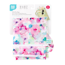 Load image into Gallery viewer, Bumkins Wet/Dry Bag: Watercolor is shown folded in its packaging.