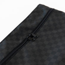 Load image into Gallery viewer, Close-up of Roamio by Bumkins Wet/Dry Clutch: Rich Black on a white background, made of waterproof fabric with zipper for versatile use.