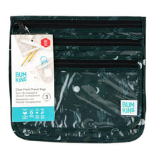 Load image into Gallery viewer, Bumkins Clear Travel Bag 3 Pack: Starry Cactus is shown with its packaging tag.