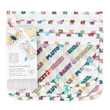 Bumkins Clear Travel Bag 3 Pack: Mickey & Friends Varsity is shown with its packaging tag.