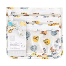 Load image into Gallery viewer, Bumkins Clear Travel Bag 3-Pack: Winnie and Friends is shown with its packaging tag.