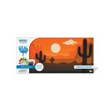 Begin Agains Abstract Paint and Puzzle Kit (Desert): Perfect for a creative break with desert sunset scene, ideal for ages 8+.