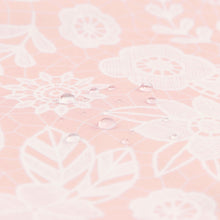 Load image into Gallery viewer, Close-up of water droplets on Bumkins Clear Travel Bag 3-Pack: Lace.