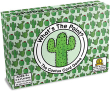 Load image into Gallery viewer, Whats The Point? by Cactus Card Game LLC: A family-friendly strategy game with cactus illustrations for 2-6 players, ages 9+.