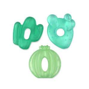 Itzy Ritzy Water Filled Teether, Cactus: easy-grip baby toy for soothing relief during teething.