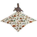 The Emerson and Friends Bamboo Lovey, Desert Friends Armadillo, features an adorable armadillo plush for extra security.