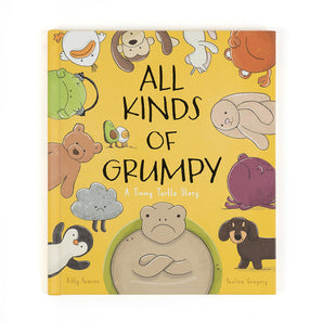 Jellycat All Kinds of Grumpy Book: A children's story featuring animals and a grumpy turtle by Jellycat.