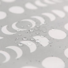 Load image into Gallery viewer, Close-up of water droplets on Bumkins Clear Travel Bag 3 Pack: Lunar Phase.
