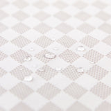 Close-up of water droplets on a Roamio by Bumkins Reusable Snack Bag, Large 2 Pack: Rich & Boujee.
