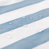 Close-up of water droplets on a Roamio by Bumkins Reusable Snack Bag, Large 2 Pack: Coastal.