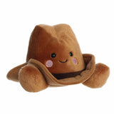 Aurora's Palm Pals-Orville Cowboy Hat 8" is a plush ten-gallon hat with a cute smile and rosy cheeks!.