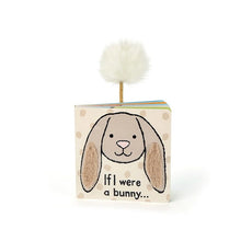 Load image into Gallery viewer, Jellycats If I Were a Bunny book has soft ears, a fluffy tail, and meets European Safety Standards.
