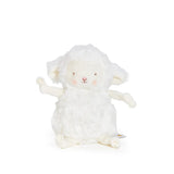 Plush, Roly Poly Kiddo Lamb: white lamb stuffed animal with fluffy body and head.