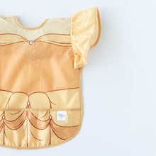 Load image into Gallery viewer, Bumkins Ruffle Apron Bib: Belle is shown on a white background, partially out of frame.
