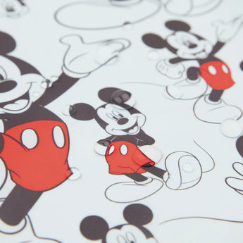 Close-up of water droplets on Bumkins Wet Bag: Mickey Mouse Classic.