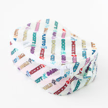 Load image into Gallery viewer, Bumkins Packing Cube 2 Pack: Mickey &amp; Friends Varsity is shown on a white background, showcasing the top handle and zipper.
