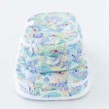 Load image into Gallery viewer, Bumkins Packing Cube 2 Pack: Aloha Stitch is stacked on a white background.
