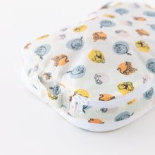 Load image into Gallery viewer, Close-up of Bumkins Packing Cube 2 Pack: Winnie + Friends on a white background, showcasing the top handle and zipper.
