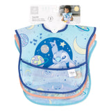 Bumkins SuperBib® 3 Pack: Stitch Star-ring Up Trouble is shown on a white packaging header.