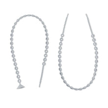 Load image into Gallery viewer, Bumkins Silicone Accessory Tether 2-Pack: Gray includes 2 food-safe silicone tethers with circular links; one has a suction cup on the end.
