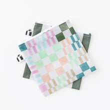 Load image into Gallery viewer, Roamio by Bumkins Reusable Snack Bag, Large 2 Pack: Motley Club lays stacked on a white background.
