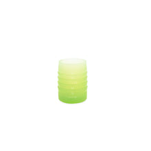 Load image into Gallery viewer, Bumkins Silicone Starter Cup: Sage is a green cylindrical cup with ridges and measurements in oz and ml.

