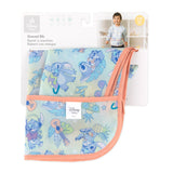 Bumkins Sleeved Bib: Aloha Stitch is shown folded in its packaging.